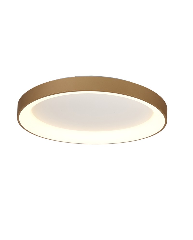 ***OFER/DES*** NISEKO * PLAFÓN REDONDO LED 78 CM - 3000K - ORO